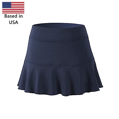 image for Rainbow Tree Tennis Skirts for Women,Athletic Golf Pleated Skirts with