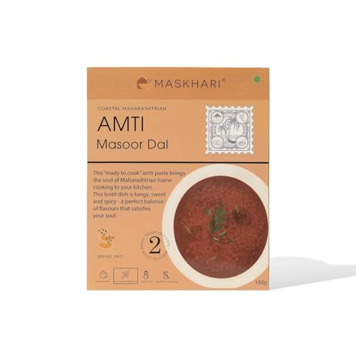 Image of Maskhari Rate Ready to eat Amti Masoor Daal, 150g | Ready to Eat Indian Food In Minutes, Maharashtrian Taste, No Preservatives or Artificial Color