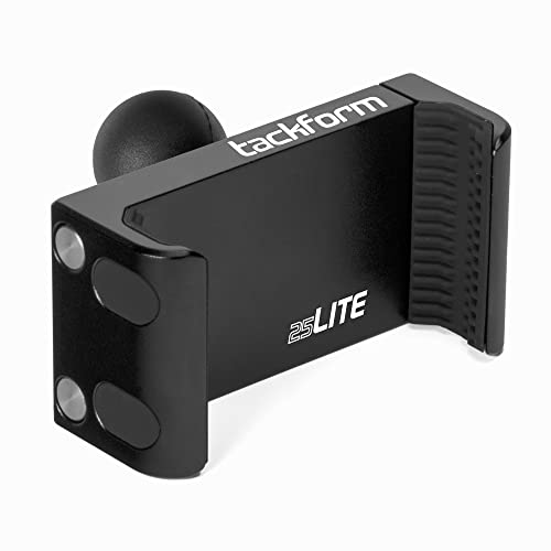 Tackform Enduro 25LITE Phone Holder - Spring Tension Optimized for in Vehicle Use, Truck and Fleet, Rock Crawling - Compatible 25 Series Products - 25.4mm Rubber Ball