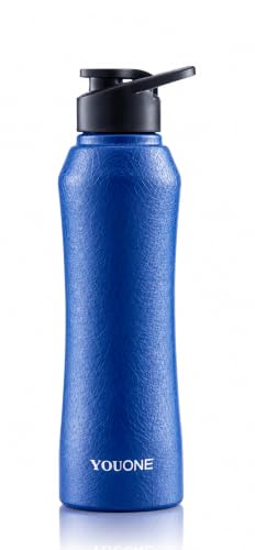 Image of YOUONE Stainless Steel 1000 ML Water Bottle (Charcoal Blue)