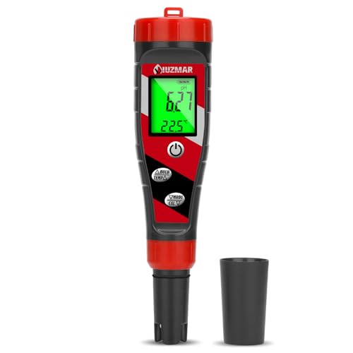 UIUZMAR 4-in-1 Digital Water Tester pH/EC/TDS/Temp Meter
