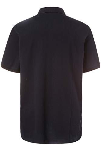 JP 1880 Polo para Hombre, Negro, Azul Marino, XL