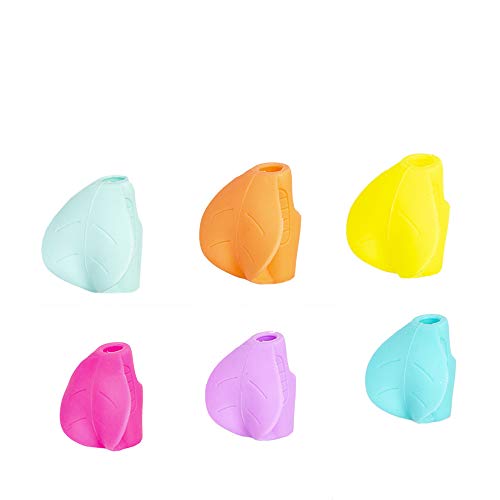 Pencil Grips,Pencil Grips for Kids Handwriting, Writing Aid Gripper Trainer, Ergonomic Writing Aid Grip Trainer Posture Correction Tool for Kids Preschoolers(6PCS)