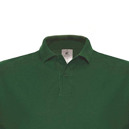 Polo de manga corta mujer B&C ID.001 camiseta deporte verano azul L 6