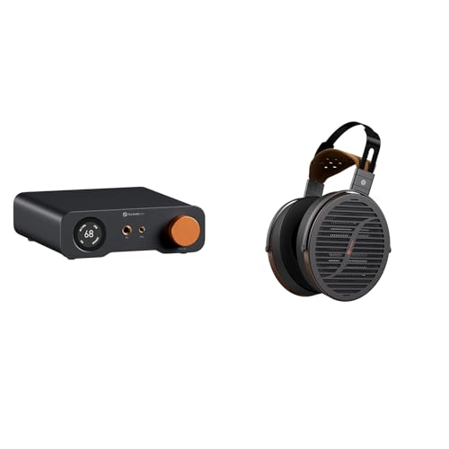 Fosi Audio i5 Open-Back Planar Magnetic Headphones with 97mm Ultra-Large Diaphragm and Fosi Audio ZH3 DAC Headphone Amp, Fully Balanced Preamp with AKM4493SEQ XMOS XU316 PCM 768kHz for Amplifiers