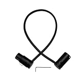 Kicada XLR Cable, 1.3FT XLR to XLR Microphone Cable Adjustable Angle Low Profile XLR Male to XLR Female Mic Cable 3 Pin Balanced Shielded Mic Cord, XLR Speaker Cables