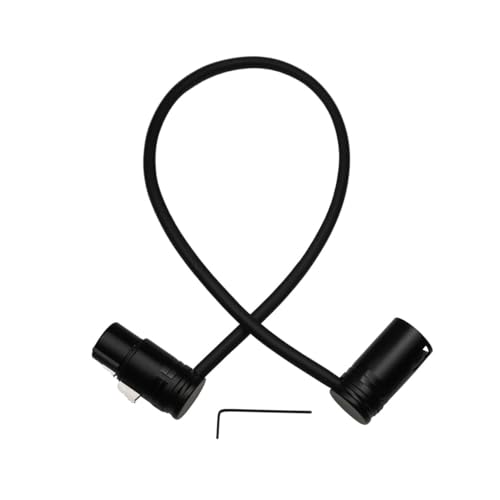 Kicada 1.3FT XLR Male to XLR Female Mic Cable - Adjustable Angle, Low Profile, 3 Pin Balanced...