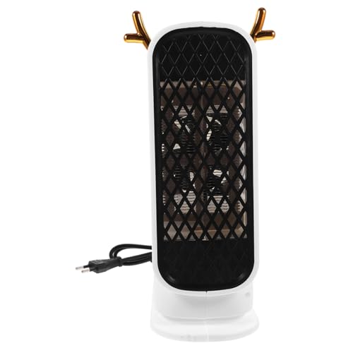Alipis Calefactor Eléctrico de Escritorio y Compacto Uso Interior Calentador de Aire con Control de Termostato Ruido Oficina y Hogar con Conector Eu