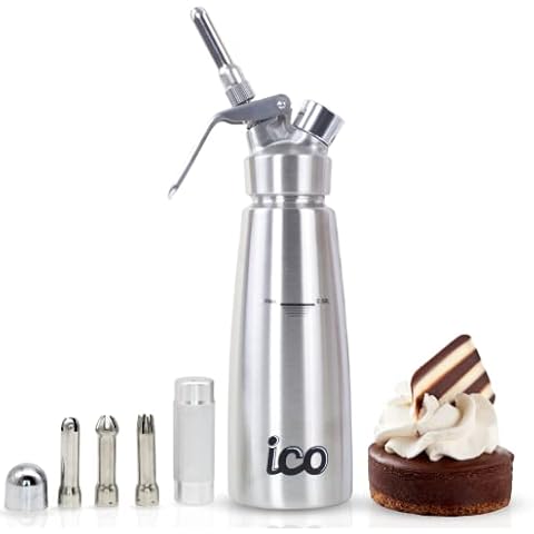 Sahnespender Edelstahl Schlagsahnebereiter Sahnebereiter Whipped Cream Cover