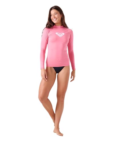 Image of Roxy Women's Long Sleeve Compression Fit Rashguard UPF 50+ Quick Dry Recycled Swim Shirt