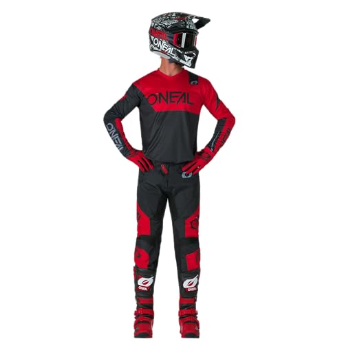 Oneal Element Racewear Motocross Pants, Black-Yellow, Size 34 - 7