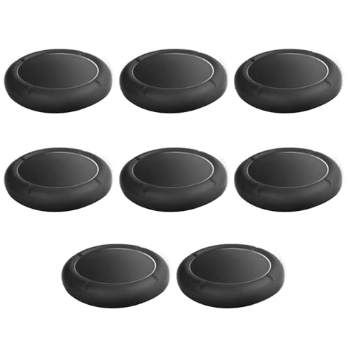 4 Paare Joystick Kappen, Ersatzkappe für Controller Switch Joystick Kappen für Nintendo Switch/Lite/OLED, Thumb Grip Analog Stick Cover Joy Con Controller Kappen (Schwarz)