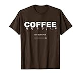 Kaffee und Milch Paar passendes Halloween lustiges Kostüm T-Shirt