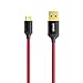 Anker 3ft/0.9m Nylon Braided Tangle-Free Micro USB Cable with Gold-Plated Connectors for Android, Samsung, HTC, Nokia, Sony and More (Red)