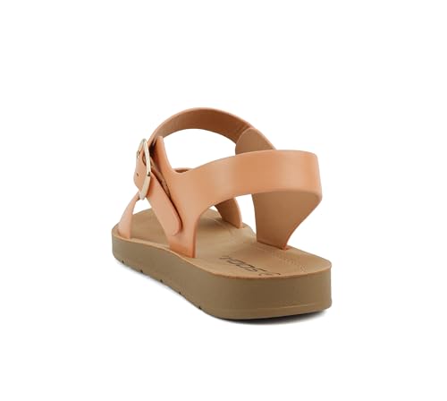 Image of Soda PLENTY ~ Women's Strappy Ankle Wrap Buckle Fashion Flat Sandals
