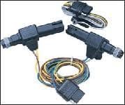 Mopar 4-Way Hitch Receiver Wiring Harness Connector components.