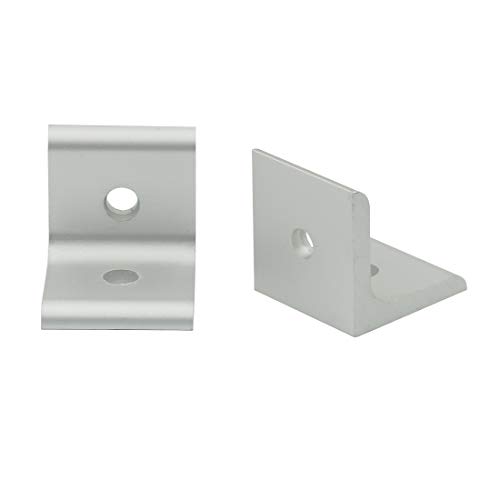 HONJIE 3030 Inside Corner Bracket for 3030 Aluminum Extrusion Profile 30 x 30 x 26mm with Slot 6mm-10PCS