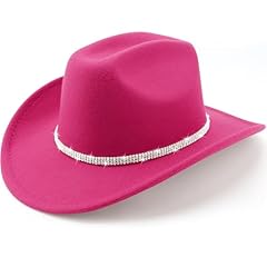 1 Pack : Fuschia With 3 Rhinestones Bands