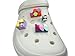 Handmade Croc Clog Shoe Decorative Charms made from Building Bricks, Interchangeable Fun! Compatible with Lego Bricks and Dots