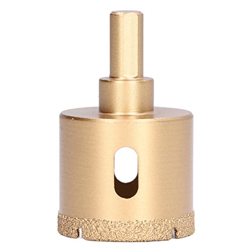 Diamond Drill Bit, 22-40mm Brazed Hole Saw, Hollow Cutter for Glass Tile Marble, Porcelain, Rock, Porcelain(40mm)