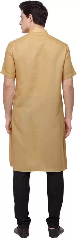 Men's Premium Cotton Half Sleeve Solid Kurta/Modi Kurta/Modi Jabba2