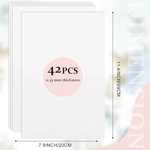 Image of Aboofx 20 Sheets Blotting Paper for Flower Press, Large 8.26 x 11.8 inch A4 Highly Absorbent and Reusable Blotter Papers for Flower Press Herbarium Craft Blotter Paper Sheets Papers Craft Supplies