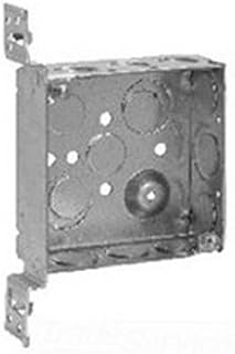 Crouse-Hinds TP423 Steel Outlet Box 4 Inch x 4 Inch x 1-1/2 Inch 22 Cubic-Inch