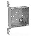 Crouse-Hinds TP423 Steel Outlet Box 4 Inch x 4 Inch x 1-1/2 Inch 22 Cubic-Inch
