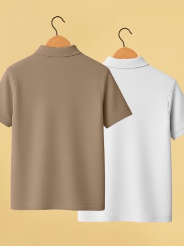 Image of YAZOLE Men's Lycra Blend Round Neck T Shirt | Solid Half Sleeve Regular Fit Tee | Casual Sports Gym Office Travel Running Walking | Perfect for Everyday Use | - (S to XXL)
