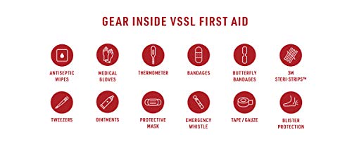 Product Image 7: VSSL First Aid – Compact Adventure First Aid Kit with 46 First Aid Essentials and 4-Mode LED Light