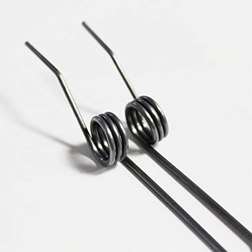 Torsion Spring, Stainless Steel Double Torsion Spring 2.0mm Wire 16mm OD 3 Coils for Woodworking