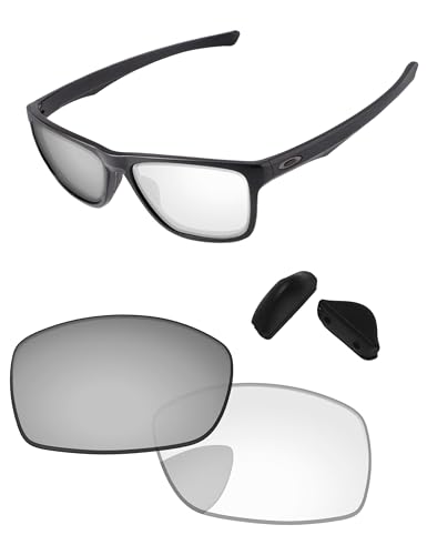 Image of Replacement Lenses & Nose Pieces for Oakley Holston OO9334 Sunglass - Precision Fit, UV Block & Impact Resistant