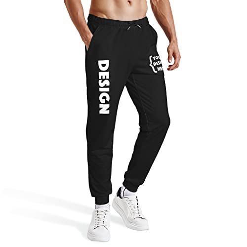 Custom Sweatpants Jogger Pants for Adult, Add Text Logo Design Your Own2