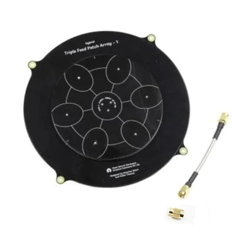 Antenne FPV Triple Feed Patch 5.8GHz 14dBi Pagoda longue portée pour drone de course