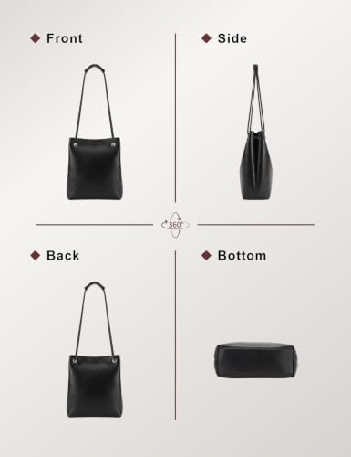 Bolso Tote Auralith para Mujer, Cuero PU Impermeable miniatura 4