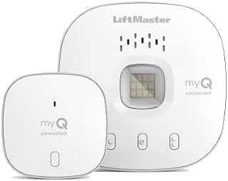 Liftmaster myQ Smart Garage Control - Wireless Garage Hub and Sensor with WiFi & Bluetooth - Smartphone Controlled, 821LMC-S, White