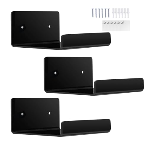 Estantes Flotantes: Estantes De Pared De 3,94 X 3,94 Pulgadas, Organizador Para El Hogar Con Estante De Exhibición De 3 Piezas | Estante Adhesivo Para Maquillaje De Baño | Montado En La Pared Para