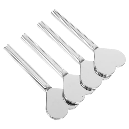 BUGUUYO 4 Pièces Presse Dentifrice Manuel Acier Inoxydable de Squeezers pour Tubes de Dentifrice et Crèmes Outil Pratique pour Économiser et la Fraîcheur