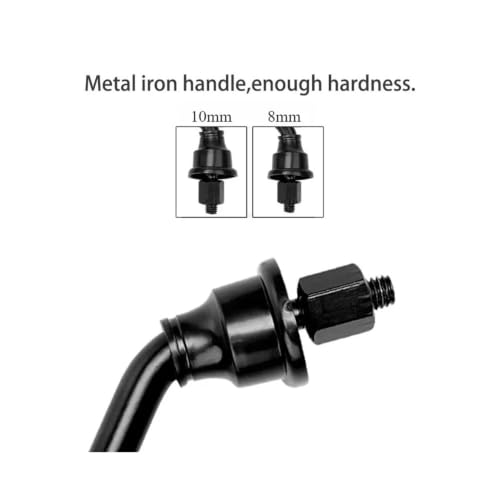 Espejo retrovisor moto de alta resistencia con tornillo universal de 10mm y 8mm 6