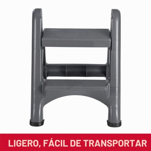 Escalera de plástico 2 pasos 2 Imagen adicional