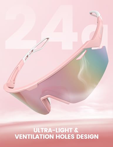 Image of Lamicall 24g Polarized Sports Sunglasses for Men Women - UV400 Protection Sun Glasses for Baseball Running Cycling Fishing