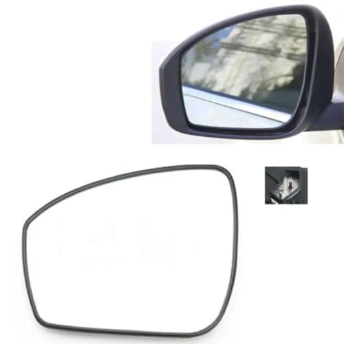 Espejo retrovisor de cristal izquierdo calefactable para reparar el Nissan Tiida 7