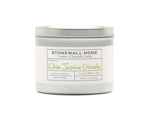 Bougie parfumée d'extérieur Stonewall Kitchen en boîte métallique haut de gamme