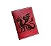 Mayan Corner - Custom dragon leather handmade wallet, mythology magical creatures gift ideas
