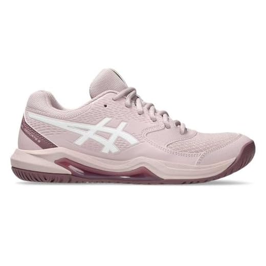 ASICS Femme Gel-Dedicate 8 Sneaker, Rose DE Bassin Versant/Blanc, 40.5 EU