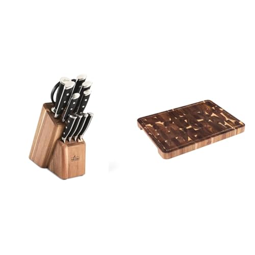 Set Cuchillos Cocina 12 Piezas Acero Inox Base