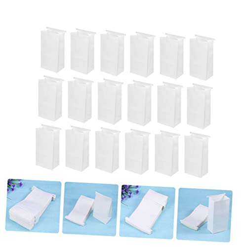 Cabilock 60 Pçs Saco De Vômito Sacos De Papel Branco Sacos De Vômito Para Carro Infantil Sacos Desca