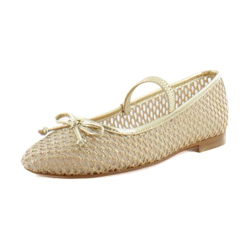 Dolce Vita Women's Carin Raffia Ballet Flat