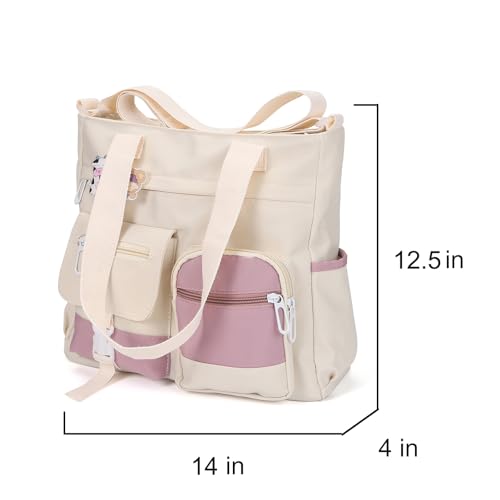 Phaoullzon Crossbody Cute Bag for Teens Kawaii Messenger Purse Nylon Shoulder Tote Bags4