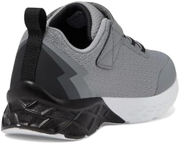 Skechers Kids Boy's Microspec Max Ii Sneaker, Grey/Black, 5 Big Kid | Image 4